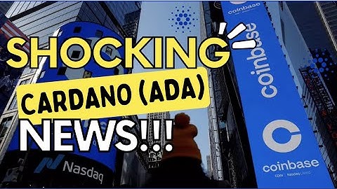 Coinbase just revealed THIS SHOCKING NEWS about Cardano (ADA)!