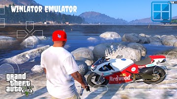 GTA 5 LITE (7GB) FULL SETUP On ANDROID | Winlator ludashi setup & smooth Gameplay tutorial 🔥