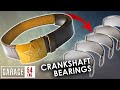 Can you replace crankshaft bearings with leather belt?