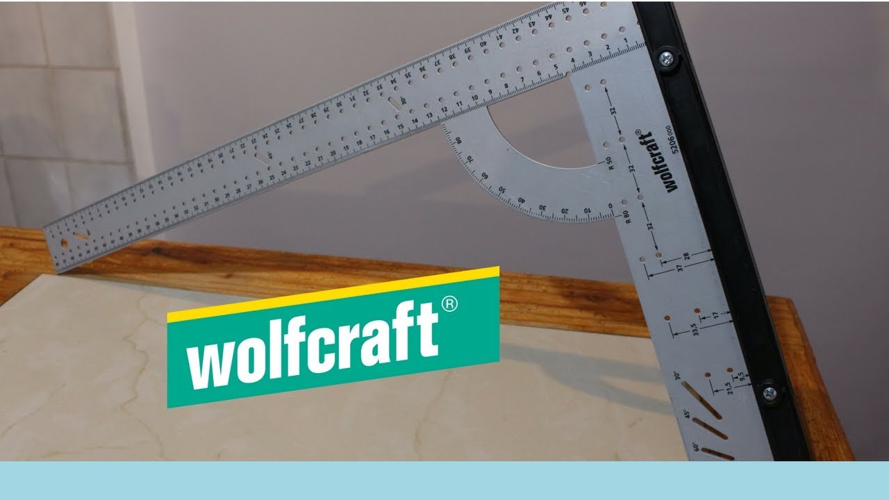 wolfcraft Escuadra universal, 5205000, Para medir, trazar, dibujar y hacer  cortes guiados : : Bricolaje y herramientas