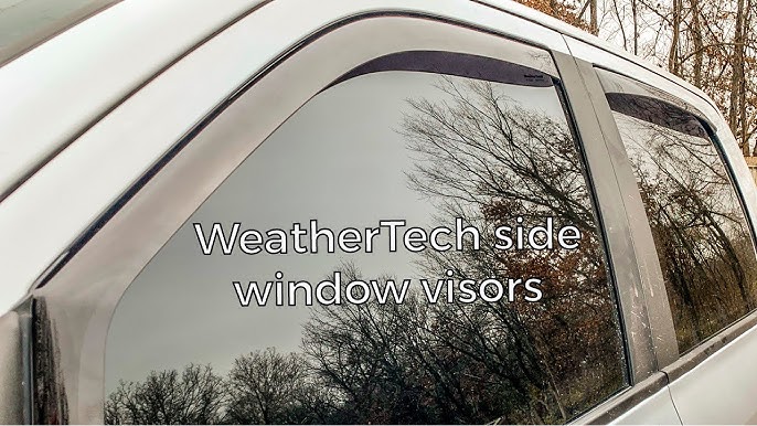 WeatherTech Rear Side Window Deflector Channel Clip: Installation