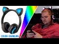 Bluetooth Color-Changing Cat Ear Headphones by Soundlogic