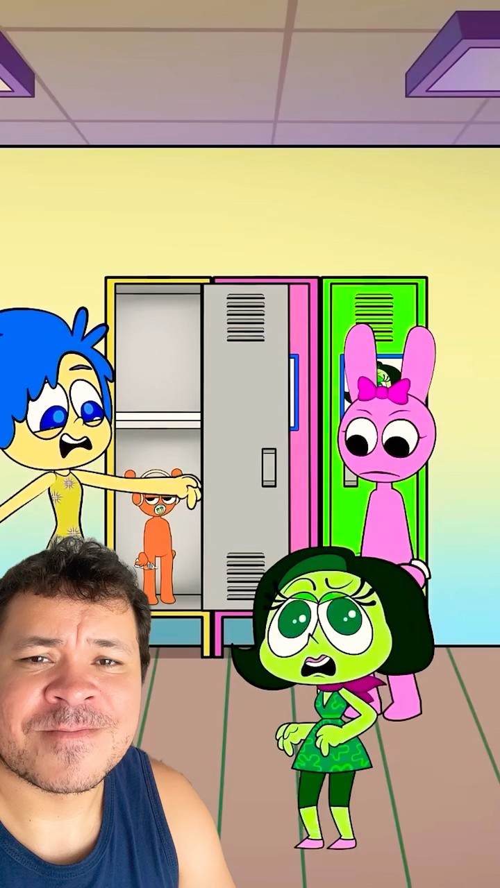 QUEM GUARDA UM BEBÊ DE TRO DO ARMÁRIO? #mayumigames #sprunki #insideout #youtubeshorts