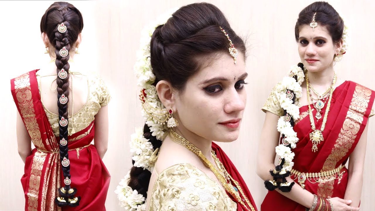 Best Indian Reception Bridal Hairstyles for All Hair, Face, & Dress Types