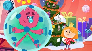 картинка: Катя и Эф. Куда-угодно-дверь ❄️ Зима пришла (сборник серий) ❄️ Развивающий мультфильм для детей