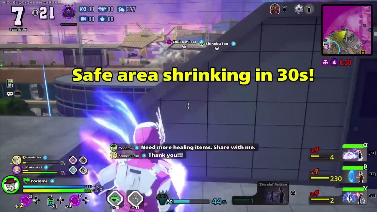 Boku no hero academia ultra rumble subiendo a ACE