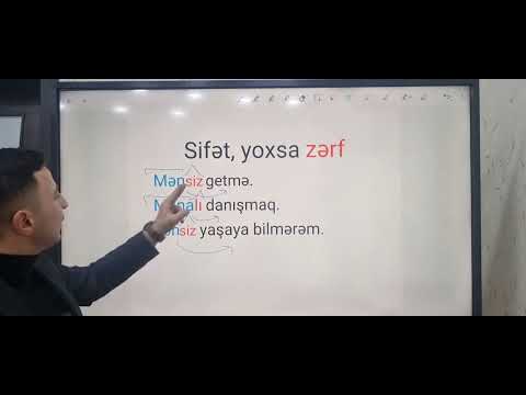 Sifət, yoxsa zərf ? | Ülvi Osmanlı