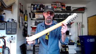 Refinish your guitar neck for better playability