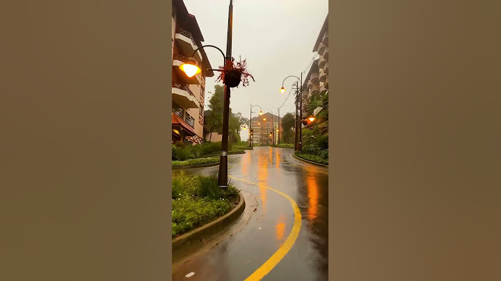 Rainy day mood while passing this charming crooked street in Gramado