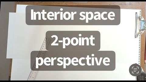 How to Draw a Room in 2-Point Perspective | Kitchen Interior Drawing Tutorial