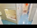 Cheapest Capsule Hotel on Japan&#39;s Overnight  Ferry. 21 Hour Journey. Tokyo Kyushu Ferry &quot;Suzuran&quot;.