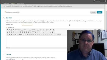 Bb Thing of the Week: Multiple Fill in the Blank Question