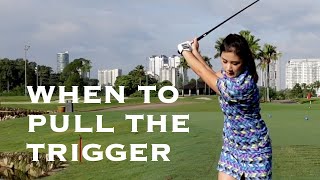 How to start a downswing   Golf with Michele Low