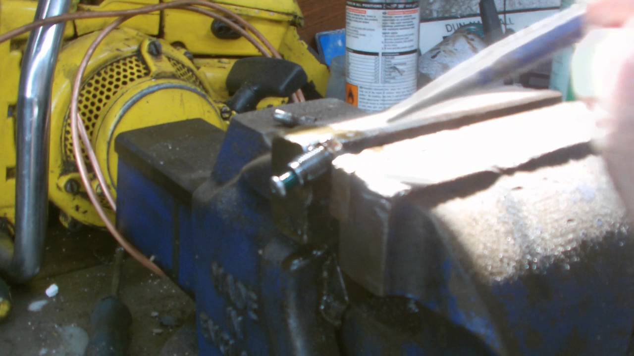 how to remove a rusty,frozen brake line part2 YouTube