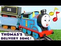 Thomas delivers items from his Magical Truck whilst singing his Delivery Song