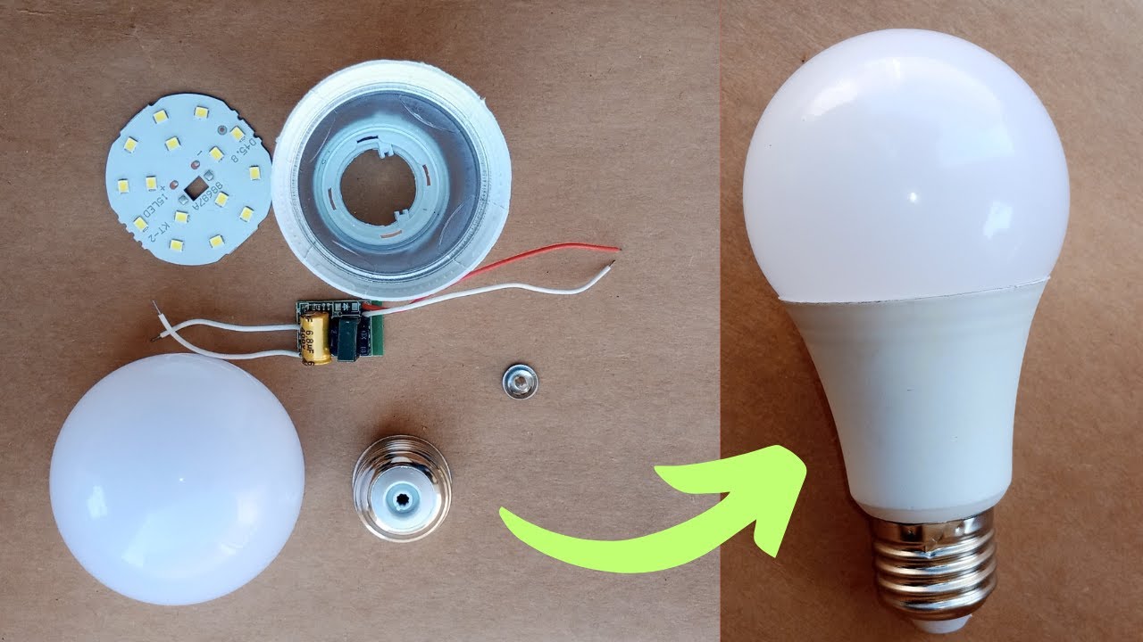 How to make 12W Led bulb at home - YouTube
