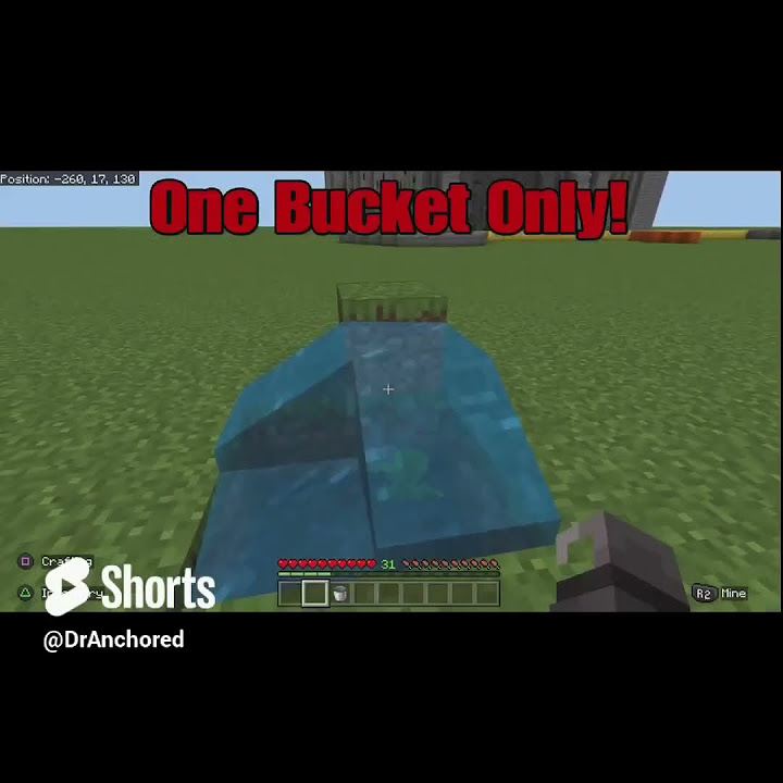 how-to-make-water-in-minecraft-shorts-short-youtubeshorts-youtube