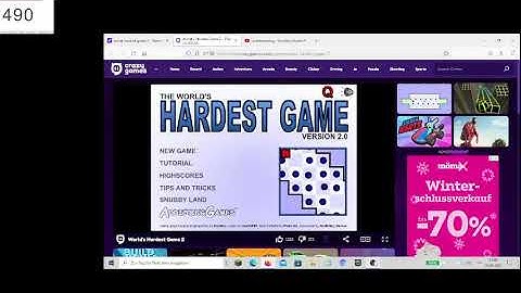 ( WR 33 sec by Danicker! ) World hardest game 2 Tutorial Speedrun ( in 35 sec! )