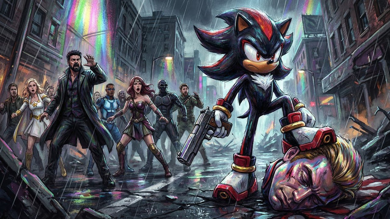 What if Archie Shadow the hedgehog Entered the boy's universe - YouTube