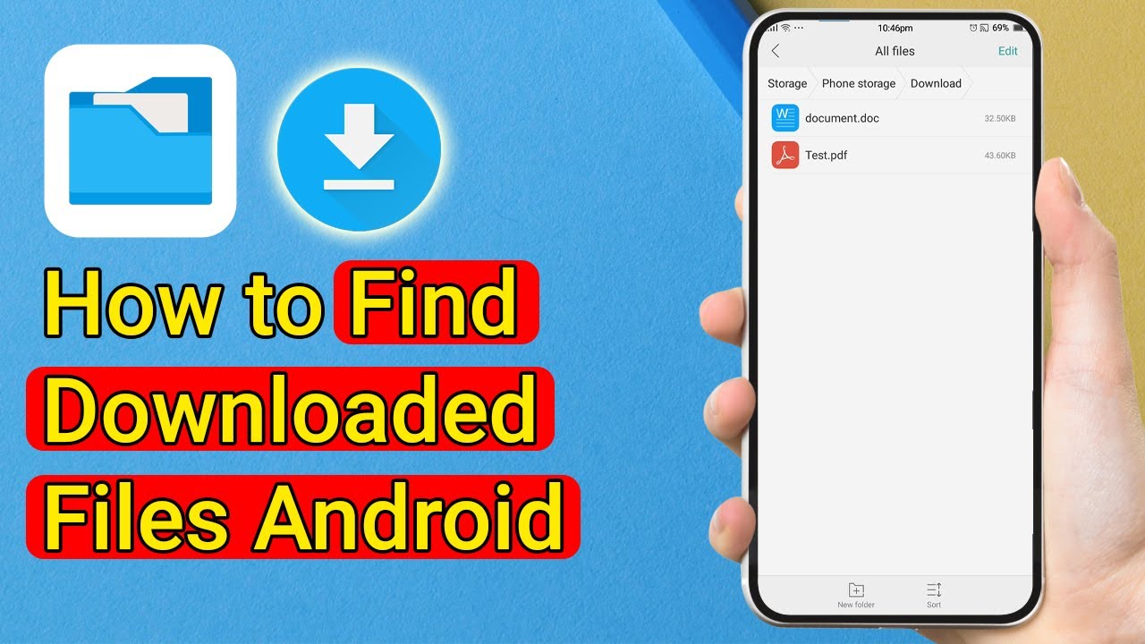 How To Find Downloaded Files On Android - Easy Guide - YouTube