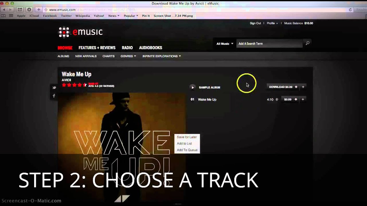 how-to-download-free-music-with-emusic-in-3-steps-youtube