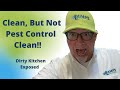 It’s Clean But It’s Not Pest Control Clean. Check Out The Sanitation In A Commercial Kitchen￼.
