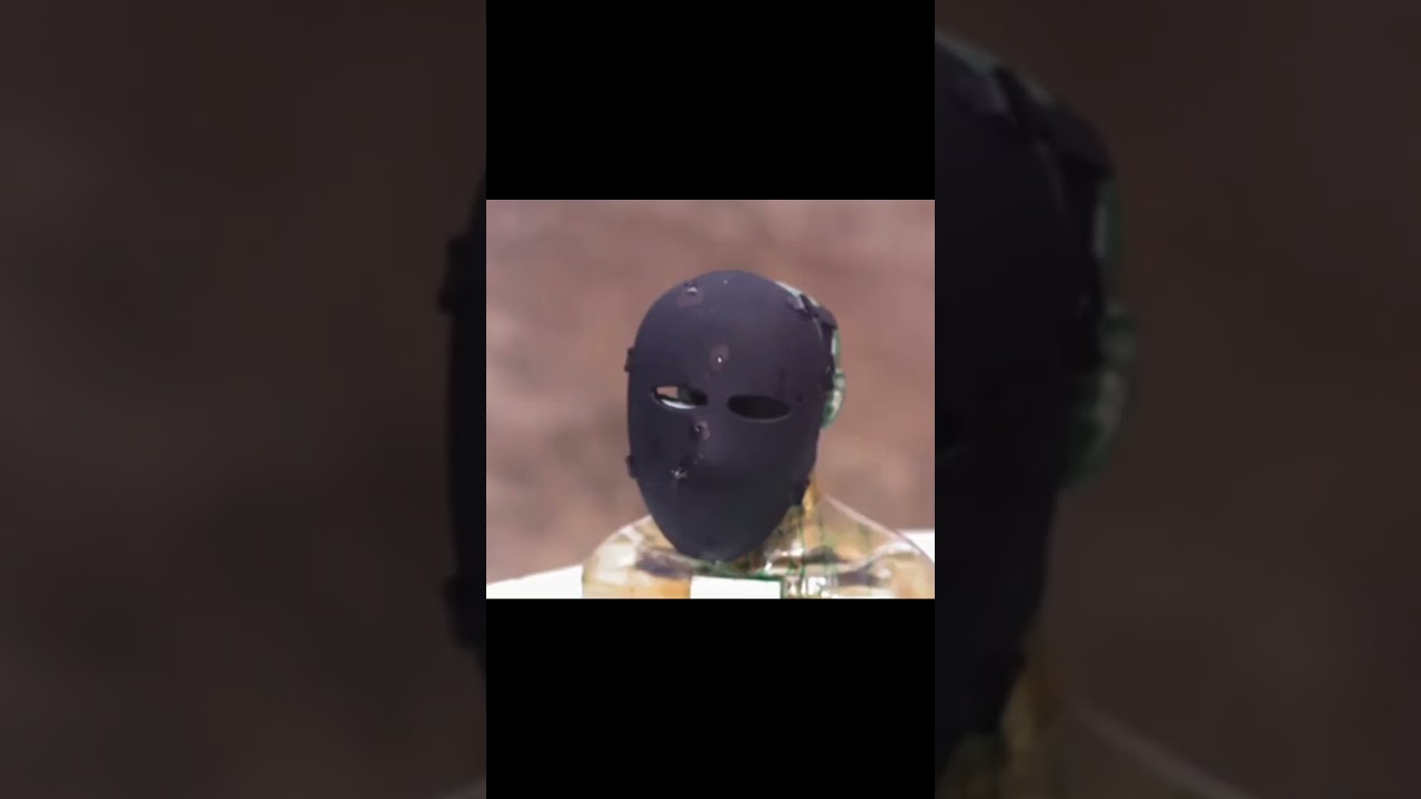 .50 BMG Pistol Vs. Bulletproof Mask (Kentucky Ballistics)