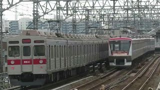 【急行の方が短い！】東急大井町線  6000系　東急田園都市線  8500系　二子玉川駅　発車シーン