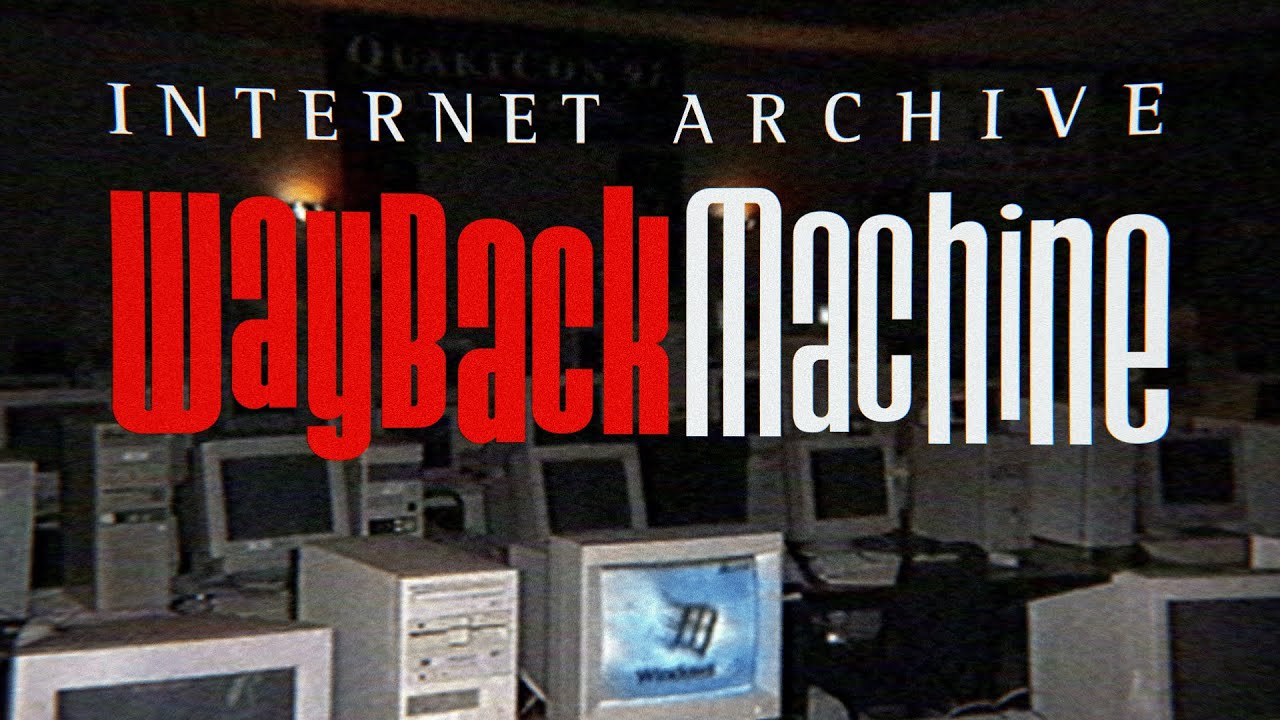 Le Côté SOMBRE de la WAYBACK MACHINE 1