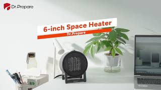 Dr.Prepare  16-inch Smart Space Heater - Quick Start Guide 