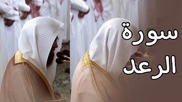 سورة الرعد | المصحف الصوتي والمرئي من صلاة التراويح بالمسجد النبوي لعام 1445هـ.