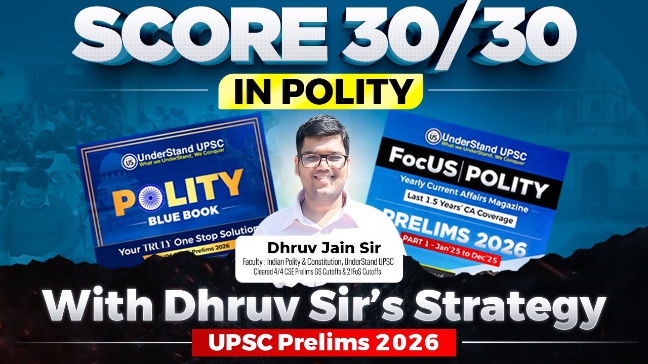 Polity *Master MAD Strategy* to Score 30/30 for UPSC Prelims 2026 by ...