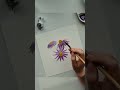 #shorts #watercolor #flowers #painting #trending #creative #easyart #artist #colors 💚☘️