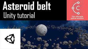 Asteroid belt - Curvy Splines tutorial