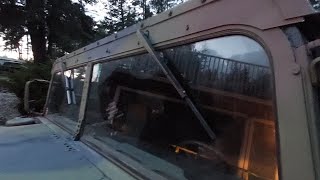 Humvee windshield wiper stop/park position fix.