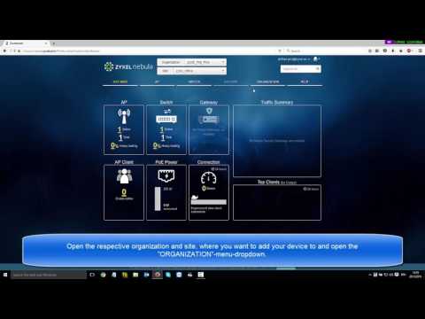 Zyxel Nebula Control Center - How to Register a Product