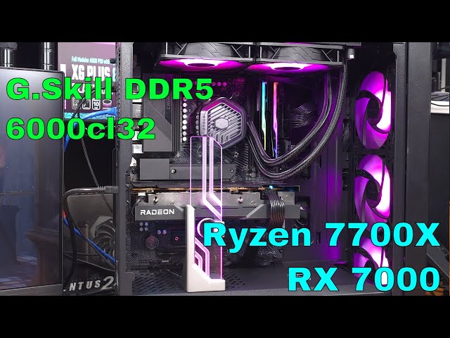 Ryzen 7700X + DDR5 6000 Ft. G.Skill - YouTube