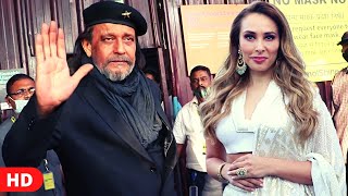 Superstar Mithun Chakraborty & Lulia Vantur At Salman Khans BiggBoss15 Weekend Ka Vaar