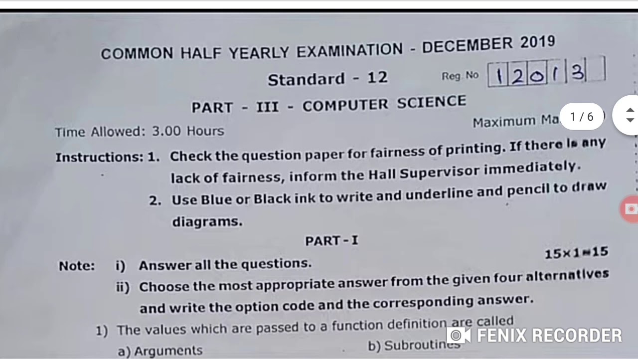 12th-computer-science-half-yearly-exam-answer-key-2019-youtube