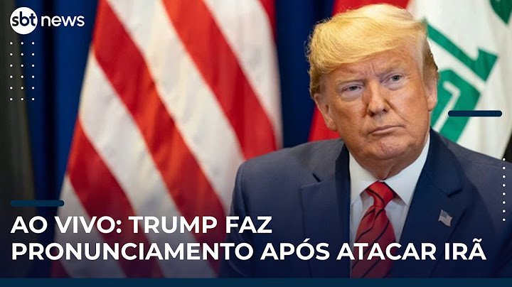 URGENTE: Trump faz pronunciamento após atacar Irã | #sbtnews