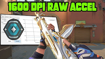 Best RAW ACCEL Settings for Valorant