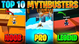 Top 10 Mythbusters in Stumble Guys #5 | Ultimate Guide to Become a Pro