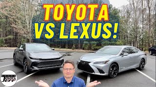 Battle: 2023 Toyota Crown Platinum vs Lexus ES 300h!