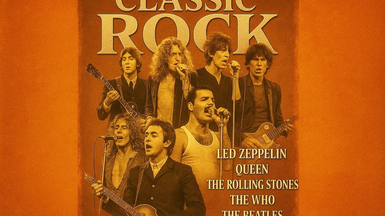 Classic Rock Greatest Legends Nonstop Golden Era 70s 80s 90s | Aerosmith, Queen, Guns N Roses