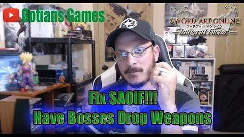 Bandai Fix Sword Art Online Integral Factor! Add Boss Weapon Drops!!