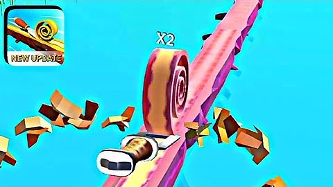 Spiral roll🌀 gameplay walkthrough🤩 (Android & iOS)level 104-107