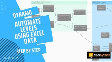Dynamo Tutorial: Creating Levels from Excel