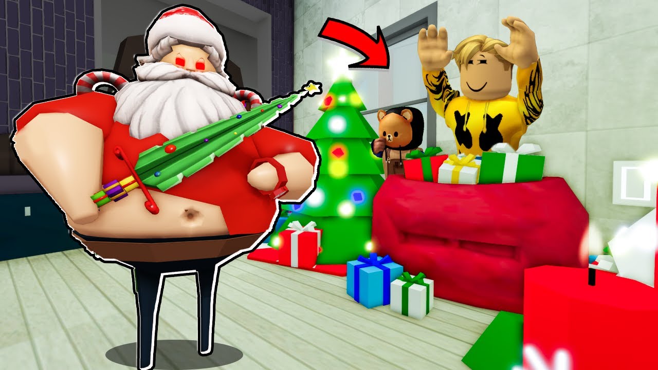 فيلم روبلوكس : لعبة الاستغماية ولكن ضد سانتا كلوز والعقاب بابا نويل EXE !! 😱🔥