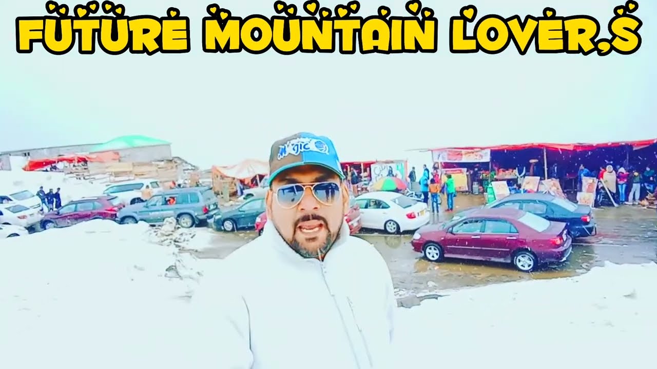 Babusar top snow falling | Beautiful view babusar pass