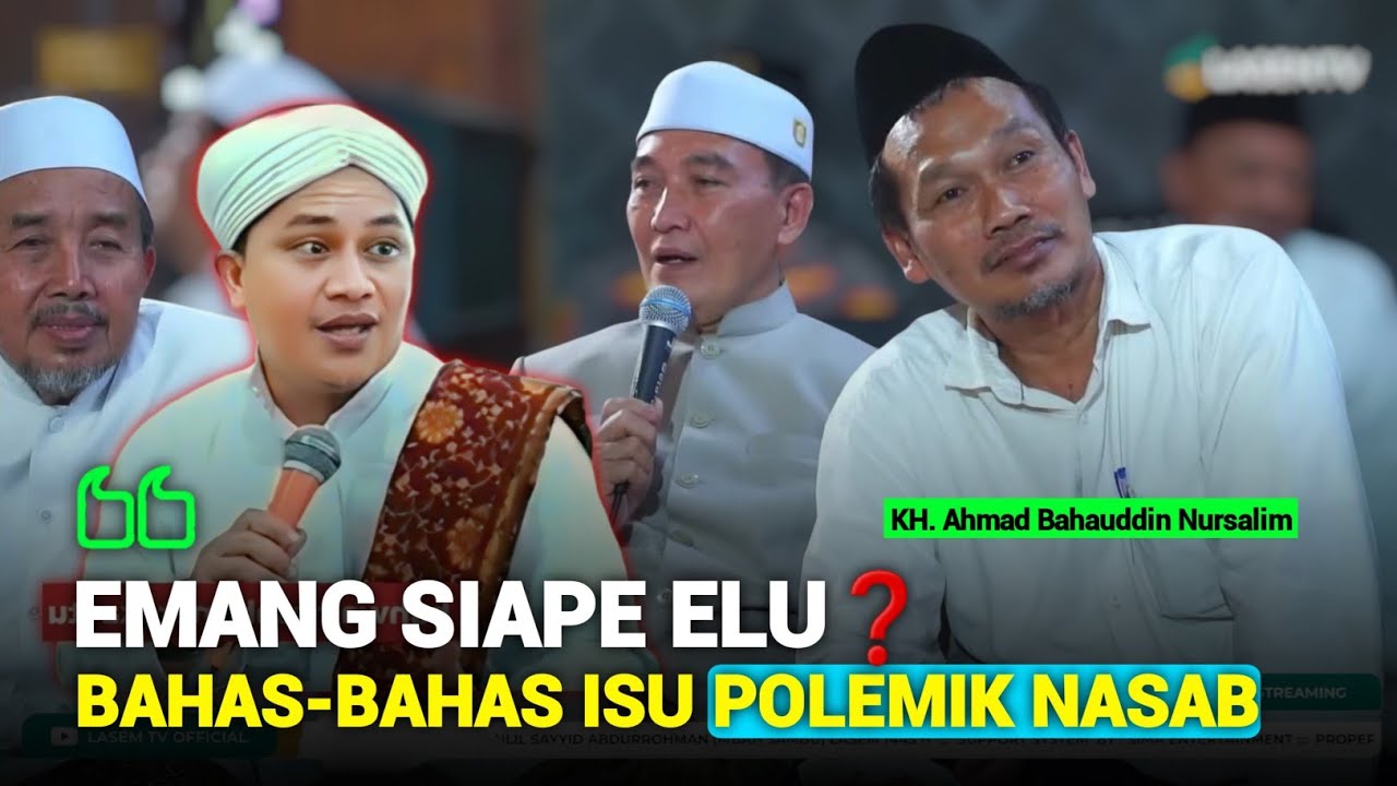 Gus Baha dan Para Kiai Sepakat Nggak Bahas Polemik Nasab‼️ Emang Siape Elu❓️